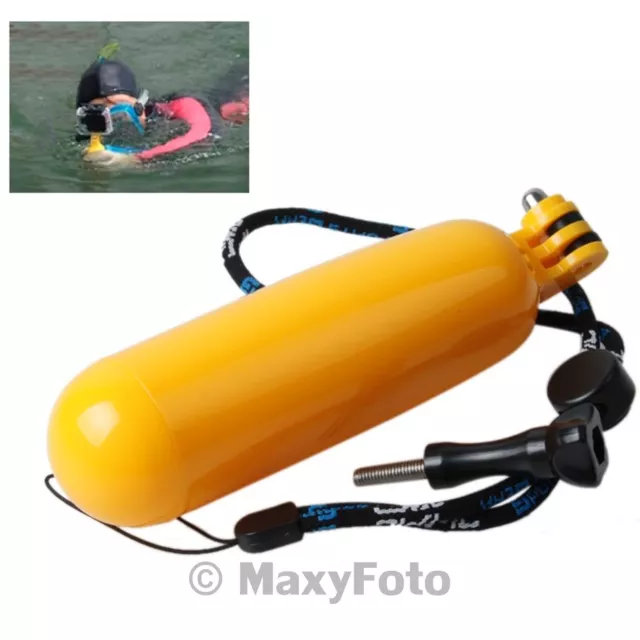 Galleggiante Supporto Selfie Mano Impugnatura Salva Action Cam Yellow 78C424A