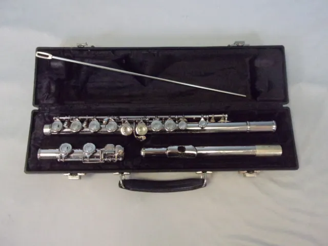 Quality American Made!  Artley Usa Flute + Case Elkhart, Ind.
