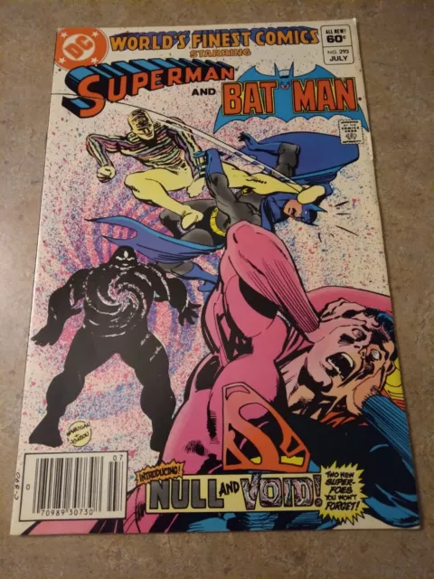 1983 DC Comics World's Finest Comics Superman Batman Newsstand Bronze Comic Book