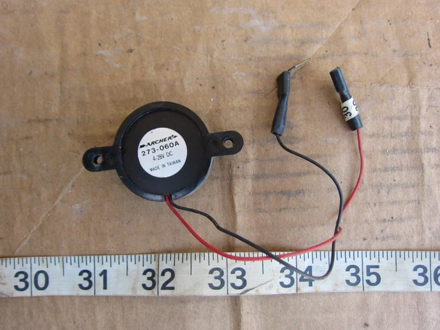 Archer 273-060A 86 db 4-28VDC Piezo Buzzer, Used