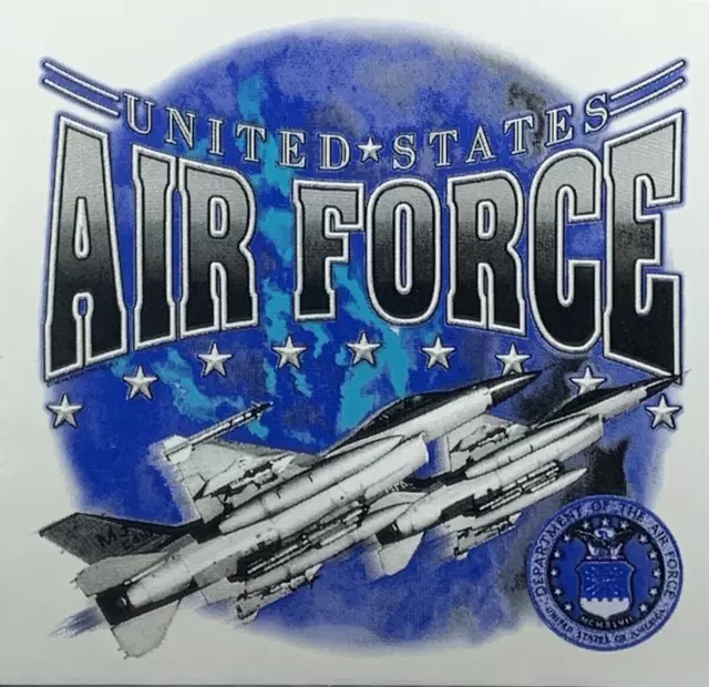 Vintage T-Shirt Transfer Graphic Sheet Department of Air Force - 4 Piece Lot
