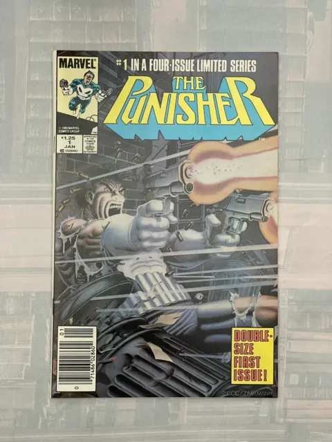 Punisher #1 Newsstand (1st Solo Series of The Punisher) 1986 VF+/NM