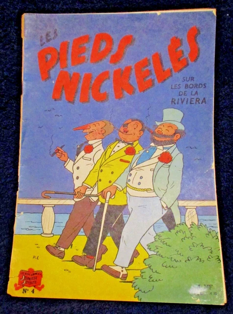 LES PIEDS NICKELES SUR LES BORDS de LA RIVIERA N° 4  PAR PIERRE  LACROIX