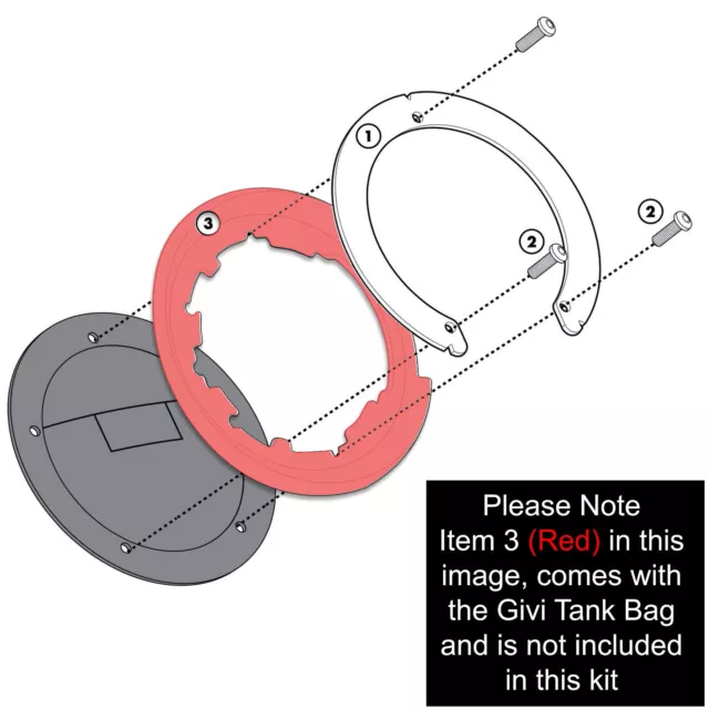 Honda Crosstourer 1200 2014 Givi Tanklock Flange