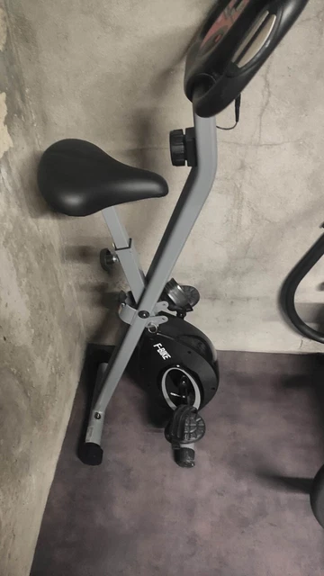 Ultrasport F-Bike Vélo d'Appartement Pliable - Argent/Noir