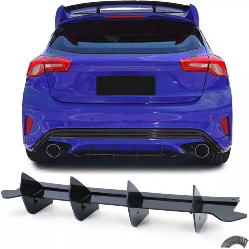 Diffusore posteriore grembiule posteriore Performance per Ford Focus 4 ST hatchb