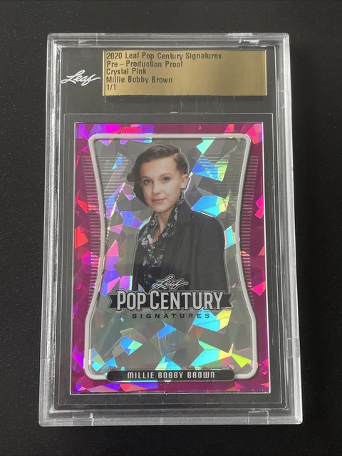 leaf Pop Century Millie Bobby Brown Stranger Things SSP AUTO 20枚