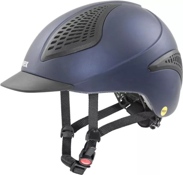 Uvex Exxential II MIPS Horse Riding Helmet Navy Mat M-L 57-59cm Brand New