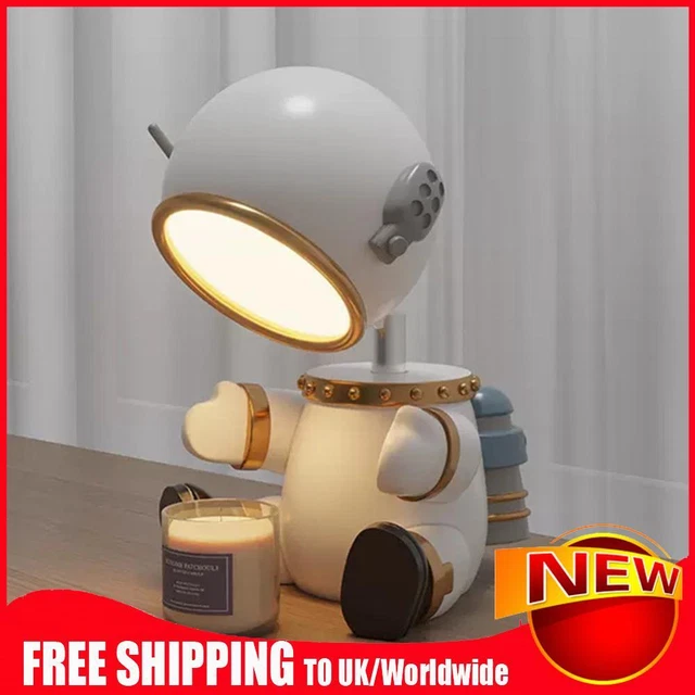 Robot Astronaut Desk Light with Timer Fragrance Lamp Perfect Gift (UK)