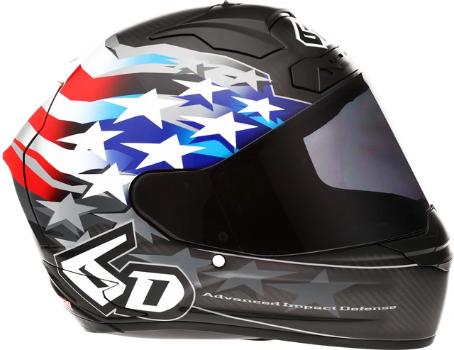 6D HELMETS ATS-1R Patriot Helmet Medium Red/White/Blue