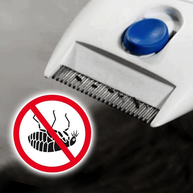 Electric Flea Comb For Pets Dog Cat Cleaning Brush Lice Remover Control 2