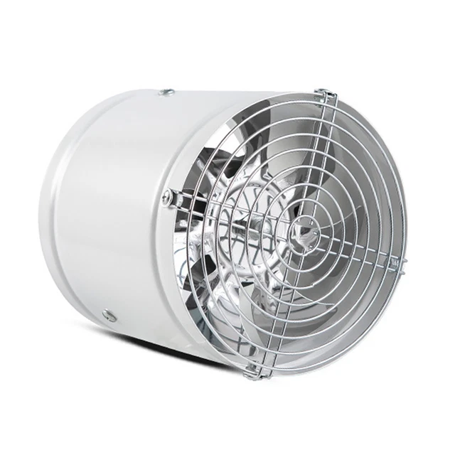 HEAVY DUTY INDUSTRIAL Exhaust Fan with Thick Metal Mesh Cover and ...