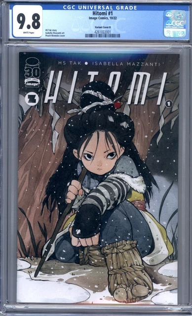 Hitomi #1  Peach Momoko Variant Cover  Image Comics   1st Print  CGC 9.8