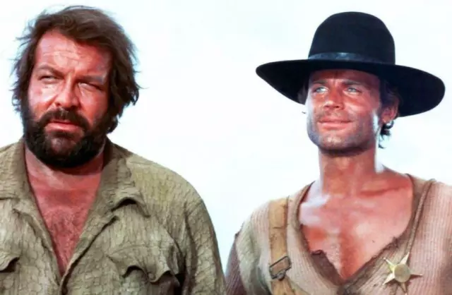 Lo Chiamavano Trinita'  Poster Locandina 45X32Cm Bud Spencer Terence Hill