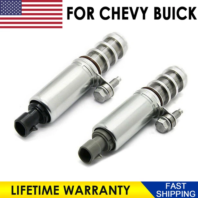 2 INTAKE & Exhaust Camshaft Position Actuator Solenoid Valve For Chevy