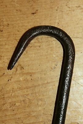 Antique Wrought Iron S Hook Meat Beam Game Hook Butchers Bacon Hook 8 Inches 2
