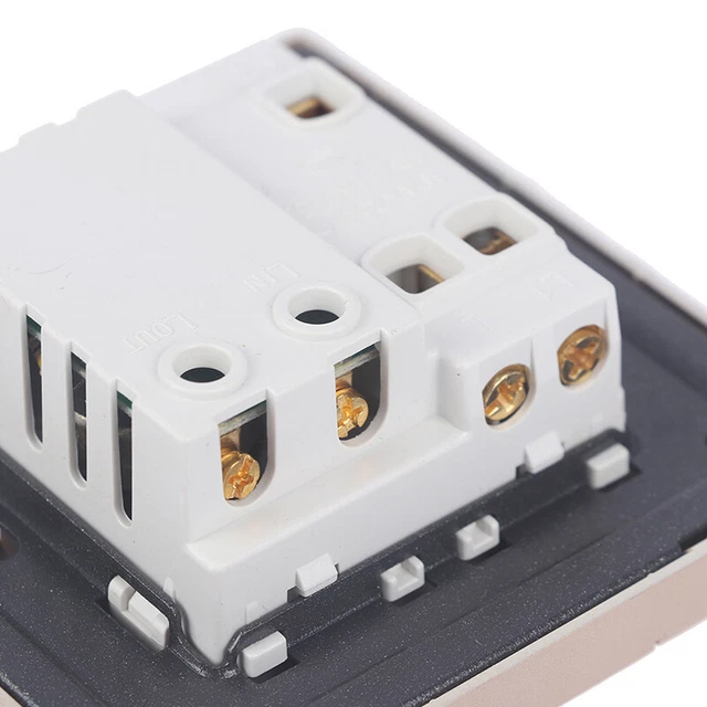 220V UNIVERSAL ADJUSTMENT Ceiling Fan Speed Control Switch Wall Button ...