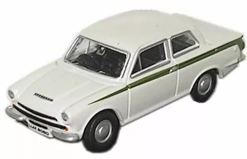 Oxford Diecast 1:76 Echelle Ford Cortina Mk I Blanc - 76COR1001