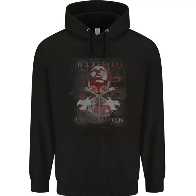 Industrial Revolution Rock Music Guitar Childrens Kids Hoodie