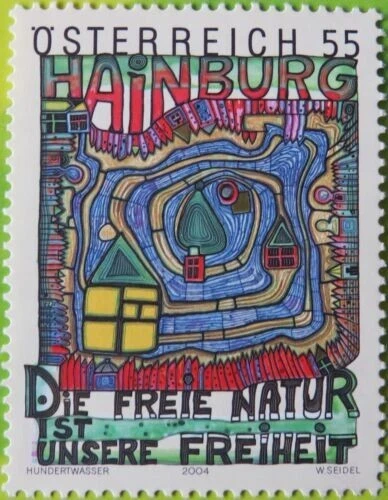 Österreich ANK 2536 SM - Sondermarke - Hundertwasser-Plakat ** postfrisch MNH