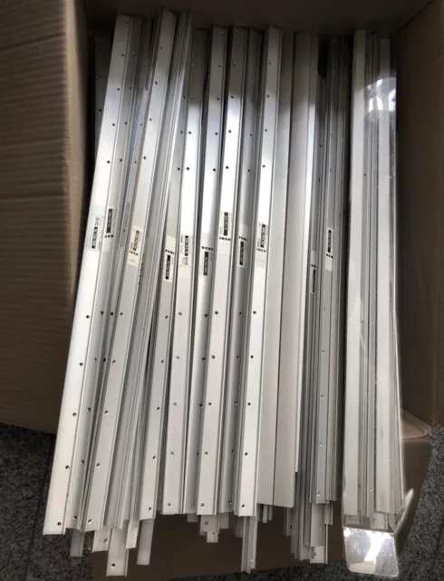 15 X IKEA KVARTAL Alu Laufleiste*Laufschiene*Klemmleiste*60 cm*bitte Lesen!