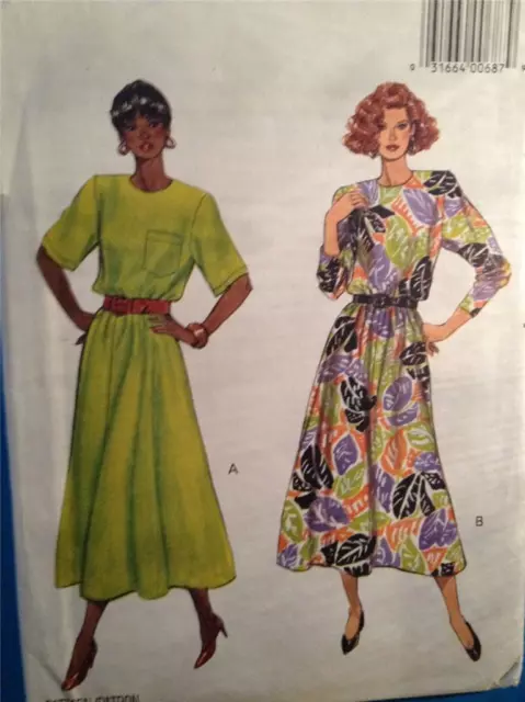 Butterick Sewing Pattern 4908 Ladies / Misses Dress Size 6-10 Uncut