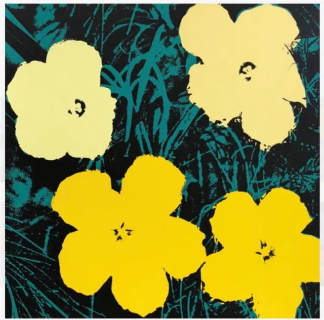 Andy Warhol Poppy Flowers 11.72 Silkscreen Sunday B Morning Pop Art