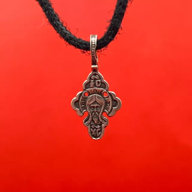 Ancient Silver Antique Pendant Pendant Vintage Religious Jewelry Medieval