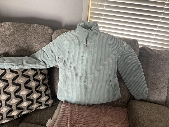 💗UGG Koolaburra Coat Corduroy Puffy Jacket NWT Mint Green Sz Small 💗 💗UGG Koolaburra Coat Corduroy Puffy Jacket NWT Mint Green Sz Small 💗