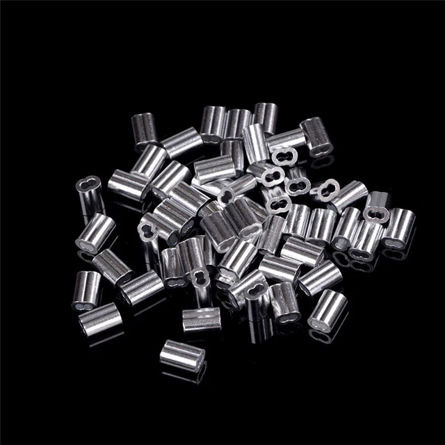 50 x 1,5 mm Cavo Crimpanti Maniche Alluminio Cavo Filippo F~
