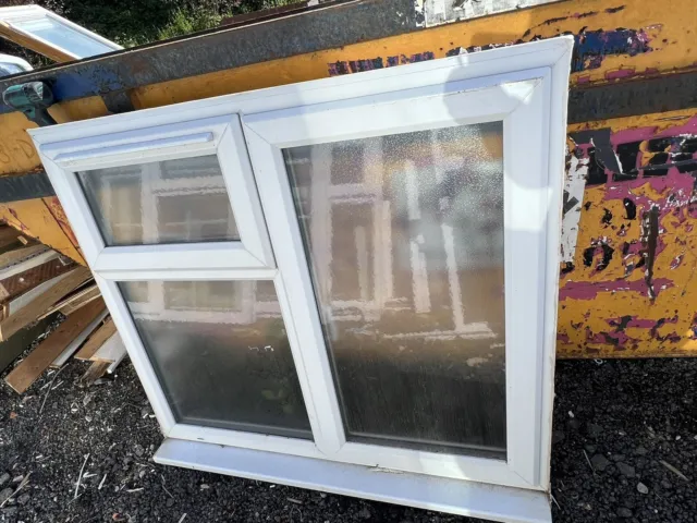 used upvc double glazed white windows