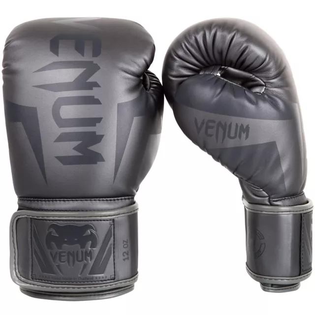 Venum Elite Gants de Boxe Mixte Adulte, Gris, 14 Oz