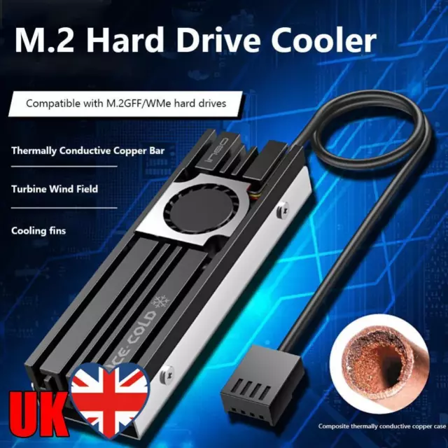 Ineo M.2 SSD Heatsink Cooler M.2 NVME 2280 HDD Solid State Hard Disk Radiator