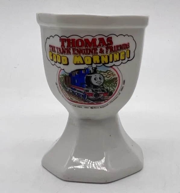 VINTAGE THOMAS THE Tank Engine Good Morning 1990’s Collectible Egg Cup ...