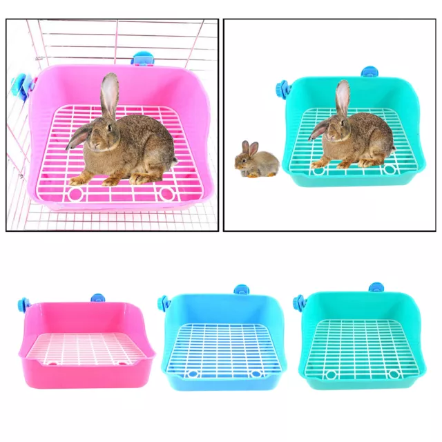 Lapin Litière Corbeille Coin Toilette Cage Pot Petits Animaux pour Furet