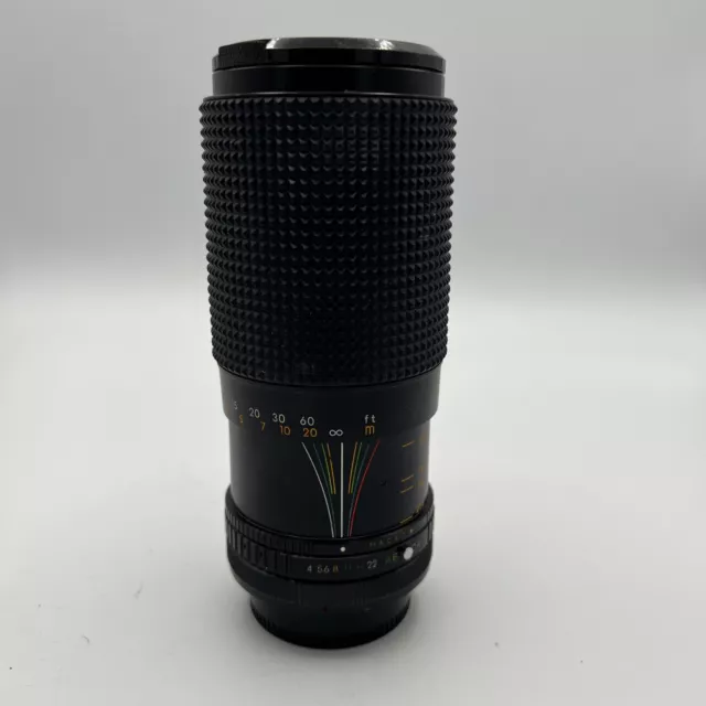 Sears Multi-Coated Auto Zoom Lens Model #932810 F=80-200mm A6