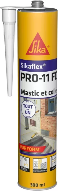 SIKA Mastic colle polyuréthane multi-usage Sikaflex Pro 11FC - Cartouche 300ml