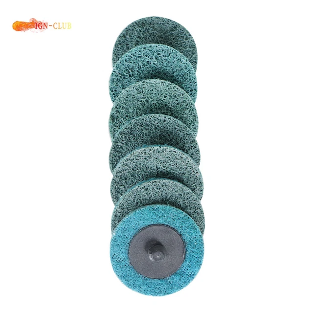 2 Inch Fine Surface Conditioning Discs Roll Lock Die Grinder Sanding Pads 50 Pcs