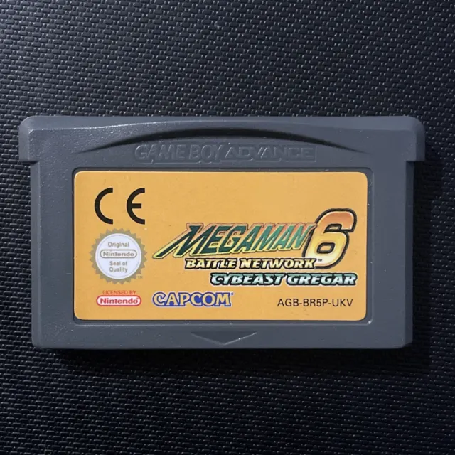 Game Boy Advance MegaMan Battle Network 6 Cybeast Gregar For Nintendo GBA RARE