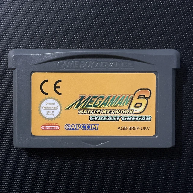 Game Boy Advance MegaMan Battle Network 6 Cybeast Gregar For Nintendo GBA RARE