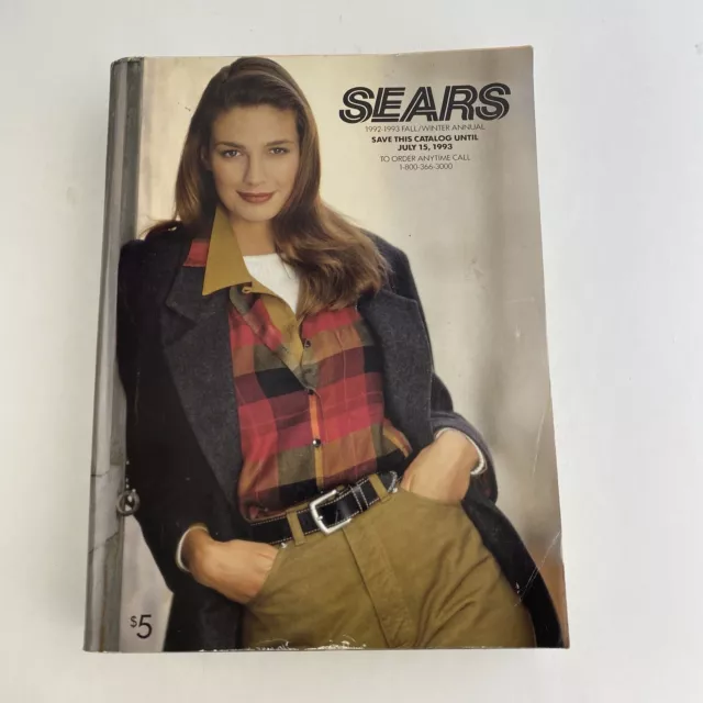 Vintage Sears Catalog 1993 Spring Sumer Fall Winter 1990’s Retro Clothing Styles