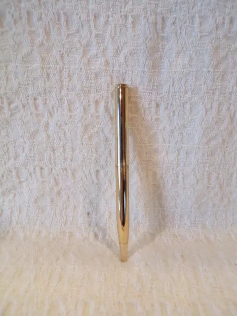 Vintage COACH Gold Tone 4" INK PEN For Day Calendar Planner Or Checkbook Purse