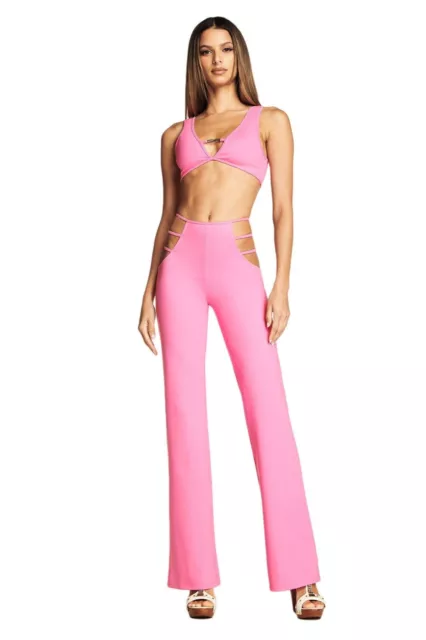 I.AM.GIA Lucid Set Top (L) & Pants (M) Barbie Pink NWT