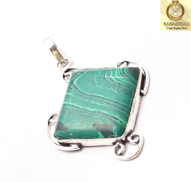 Malachite Plated Pendant Jewellery Sale Value-priced @1.99-60601