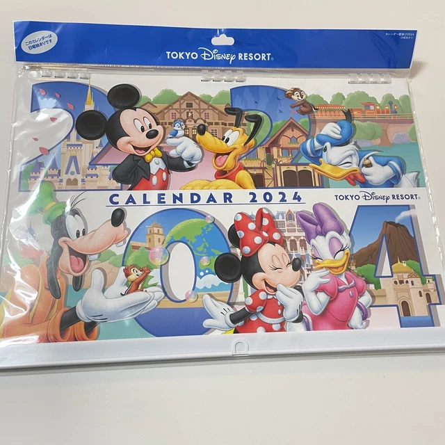 TOKYO DISNEYLAND WALL Calendar 2025 Mickey Mouse Tokyo Disney Resort