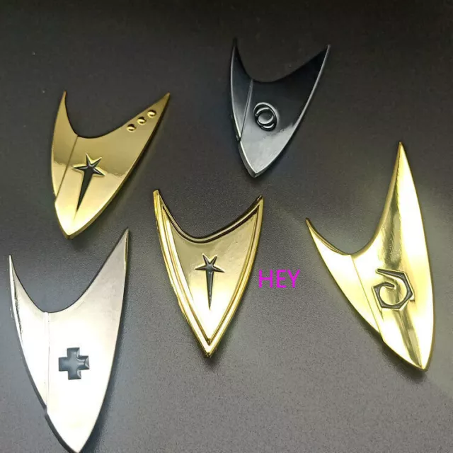 5PCS Star Trek The Next Generation Communicator Captain Badge Brooch Accessory