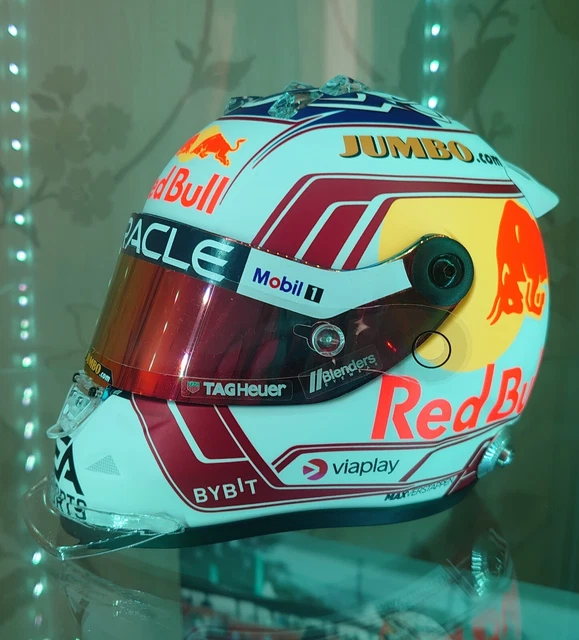 MAX VERSTAPPEN 2023 Dutch GP 1 2 Scale Helmet VERSTAPPEN STORE 129 1-2-1-4-and-1-5-scale-helmets-r-redbullracing