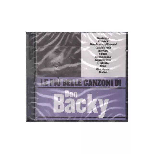 Don Backy CD Le Piu' Belle Canzoni Di / Warner Sigillato 5051011293023