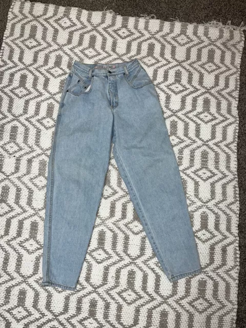 Zena Jeans Vintage Womens Mom Jeans Tapered Size 11