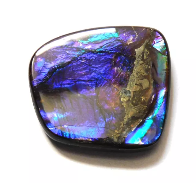 18.85 Ct Natural Canadian Ammolite Cabochon Loose Gemstone 21.5X19.7X4.5MM NE57